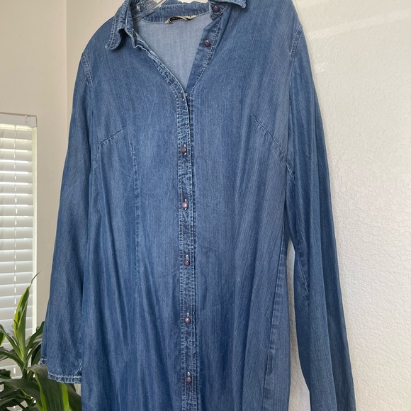 Shukr Denim Islamic Abaya - Picture 3 of 4